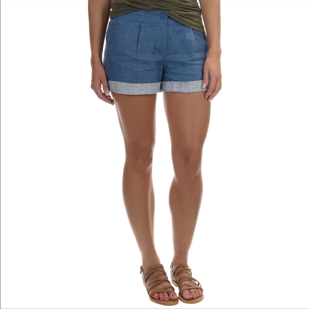 Tommy Bahama Linen Madre Cuffed Short size 4 NWT
